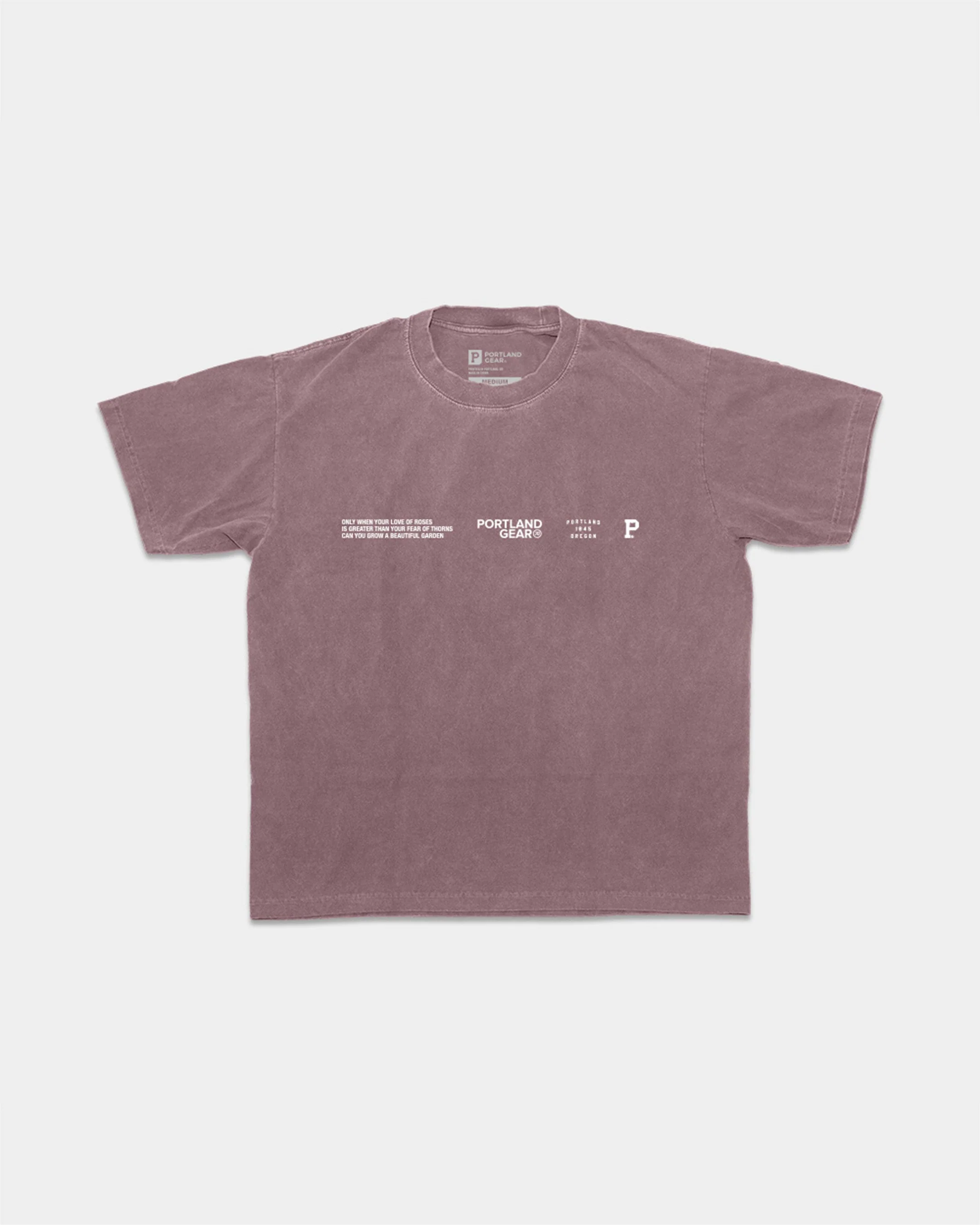 All-American Slogan Tee - Mauve - Image 2