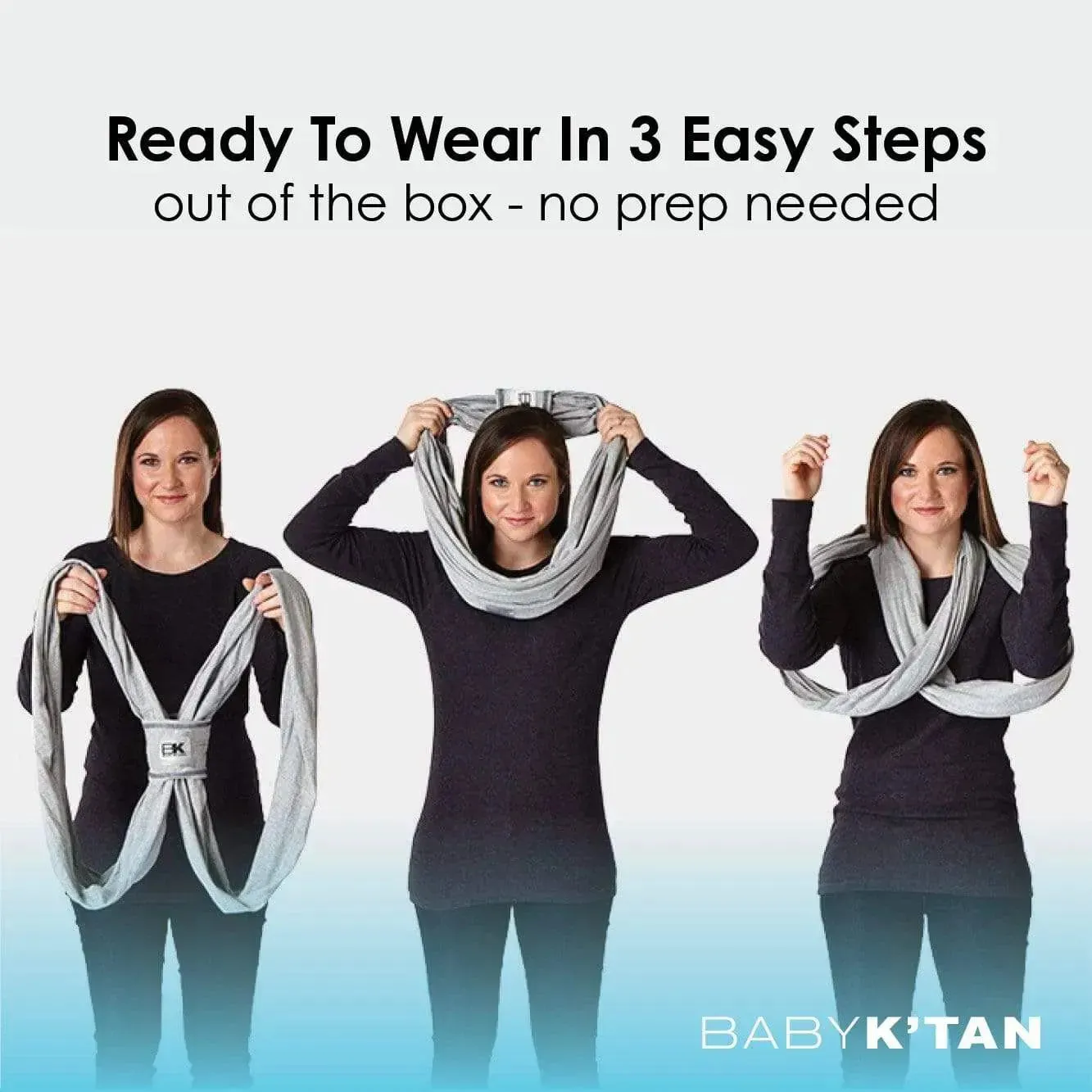 Baby K'tan Organic Baby Carrier | Natural - Image 11