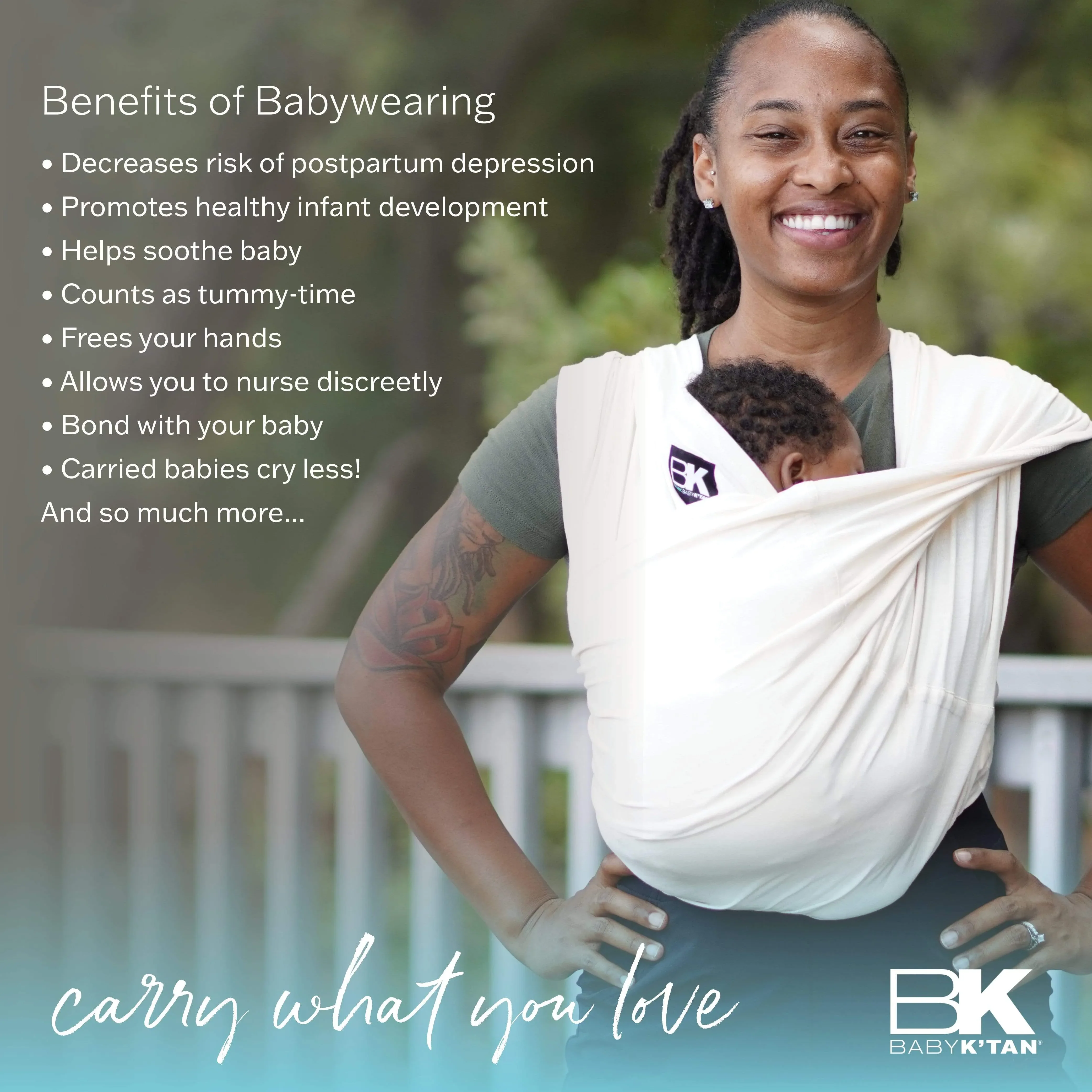 Baby K'tan Original Baby Carrier | Eggplant - Image 14