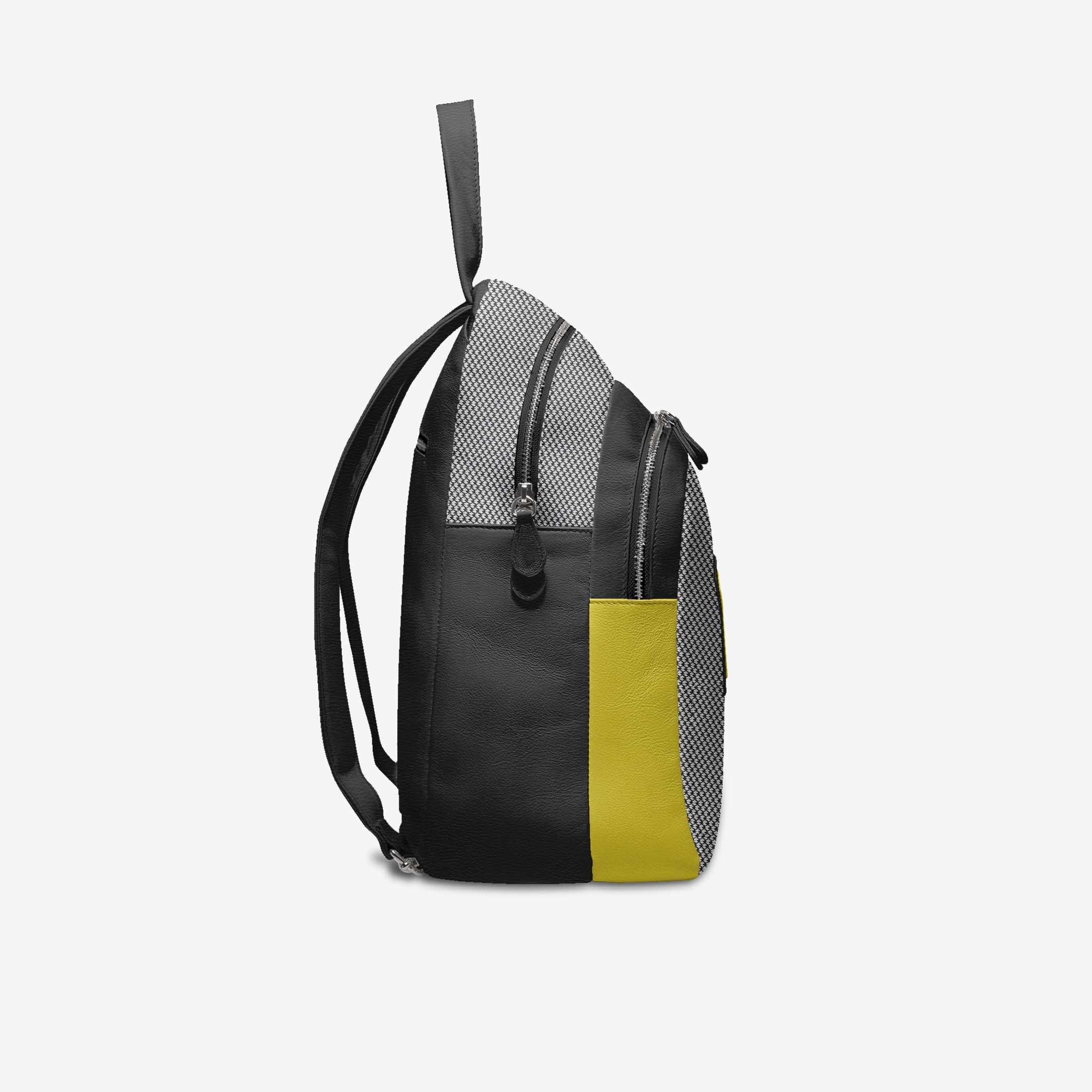 Black & Yellow Vegan Backpack BYMANYC ® New York – Italy Made - Image 3