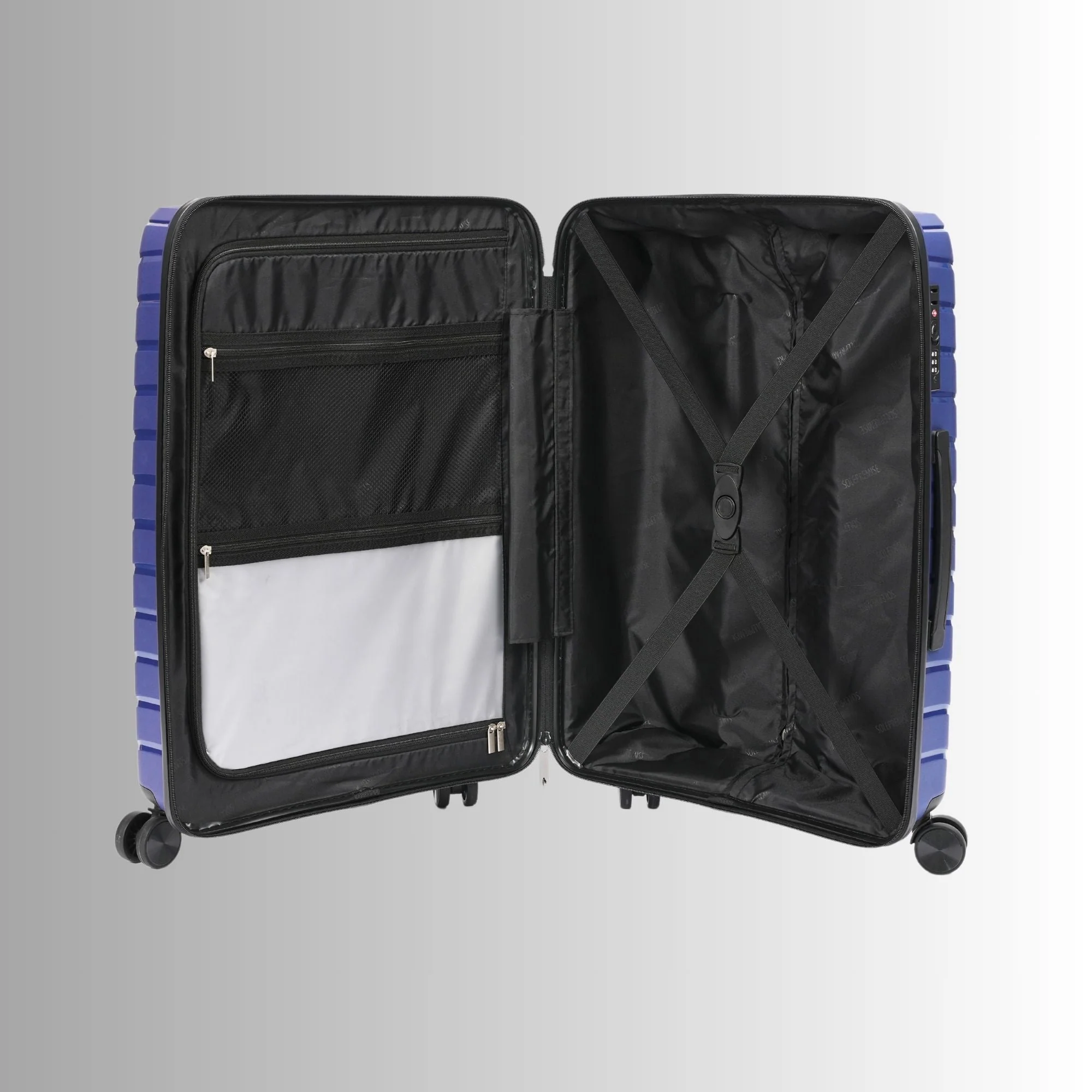 Blue Roller 3 Piece Luggage Set - Image 2