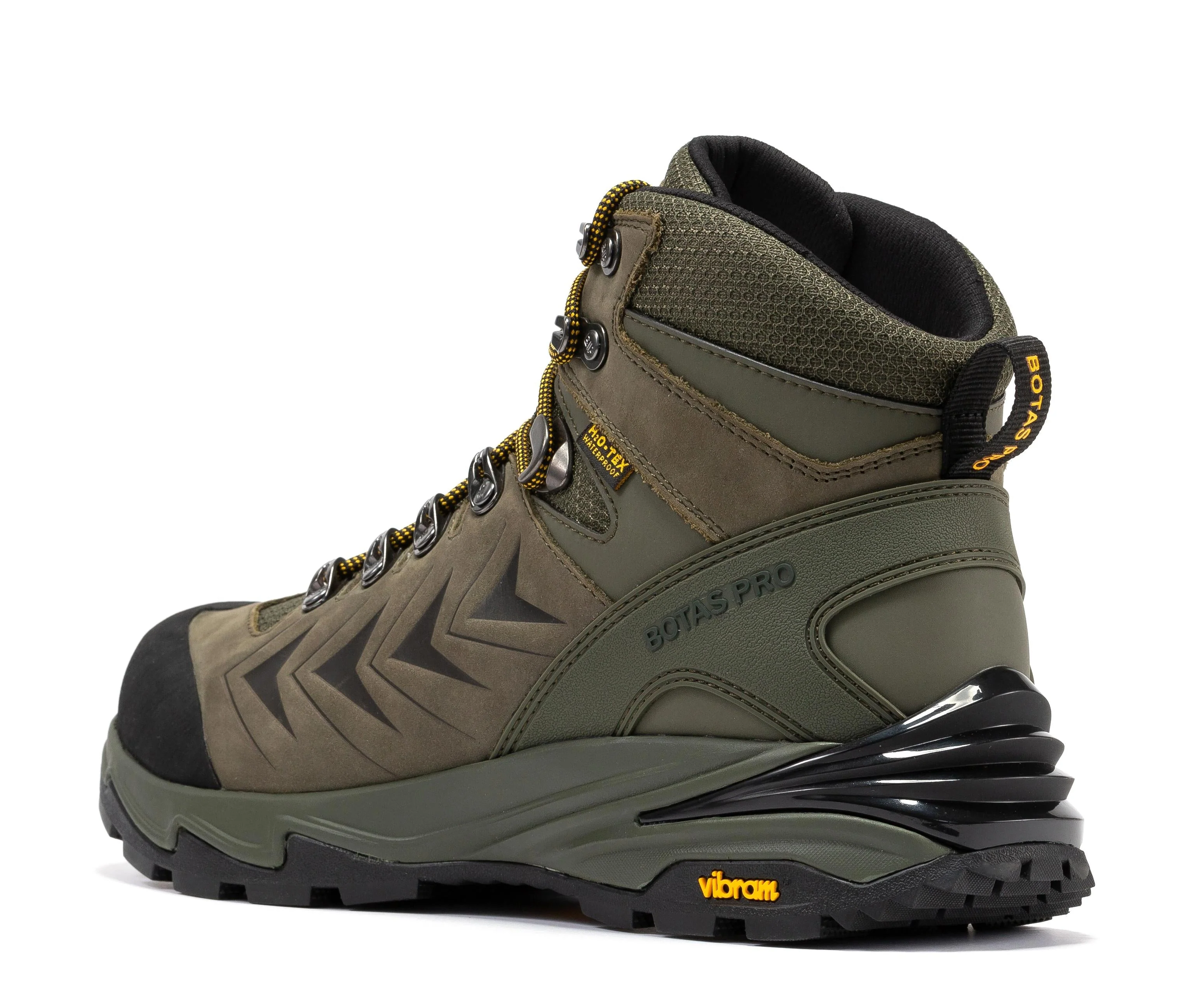 Botas Pro Olive 6 Inch Waterproof Hiking Boots with VIBRAM® Traction Lug Outsole BP22123 - Image 2