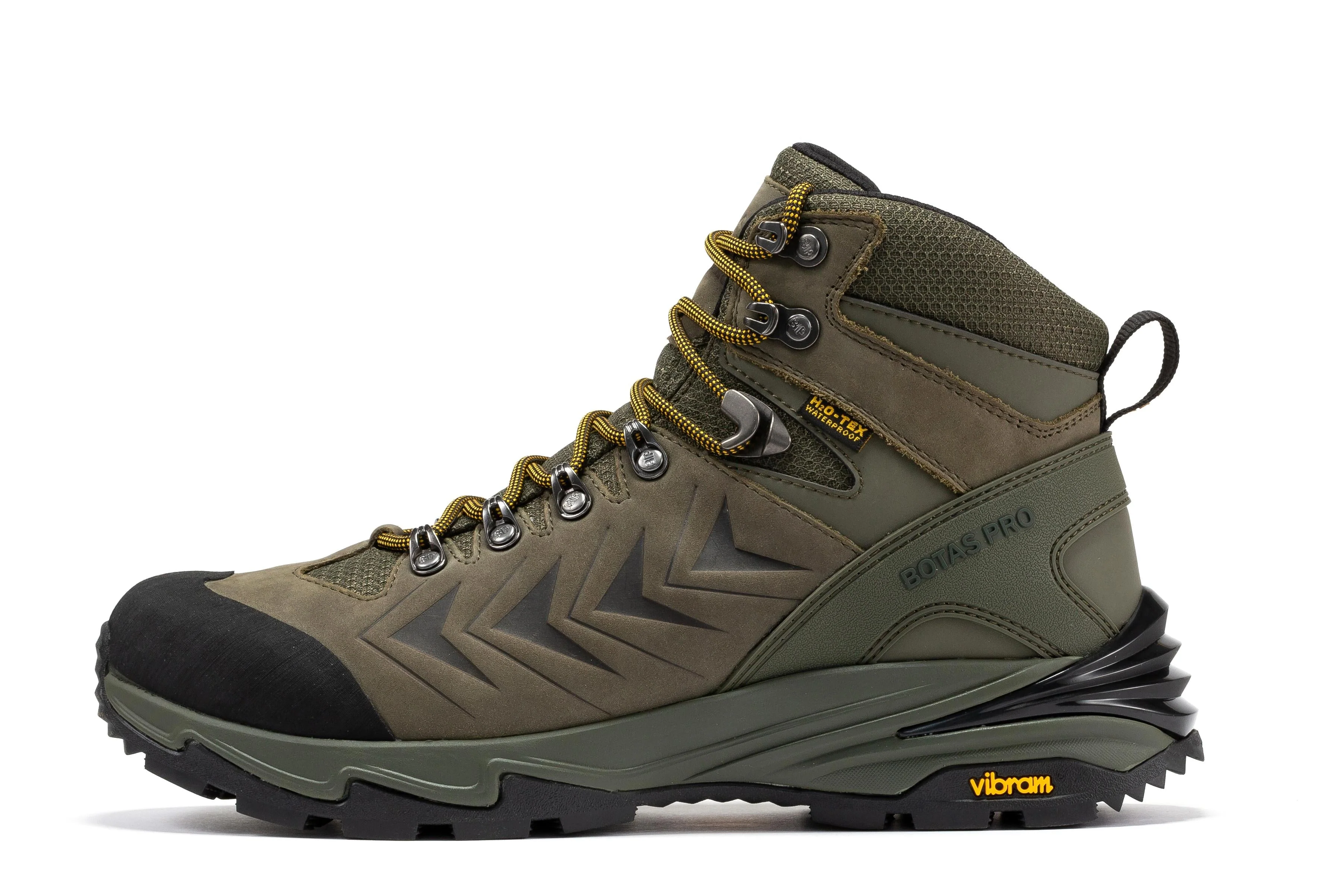 Botas Pro Olive 6 Inch Waterproof Hiking Boots with VIBRAM® Traction Lug Outsole BP22123 - Image 4