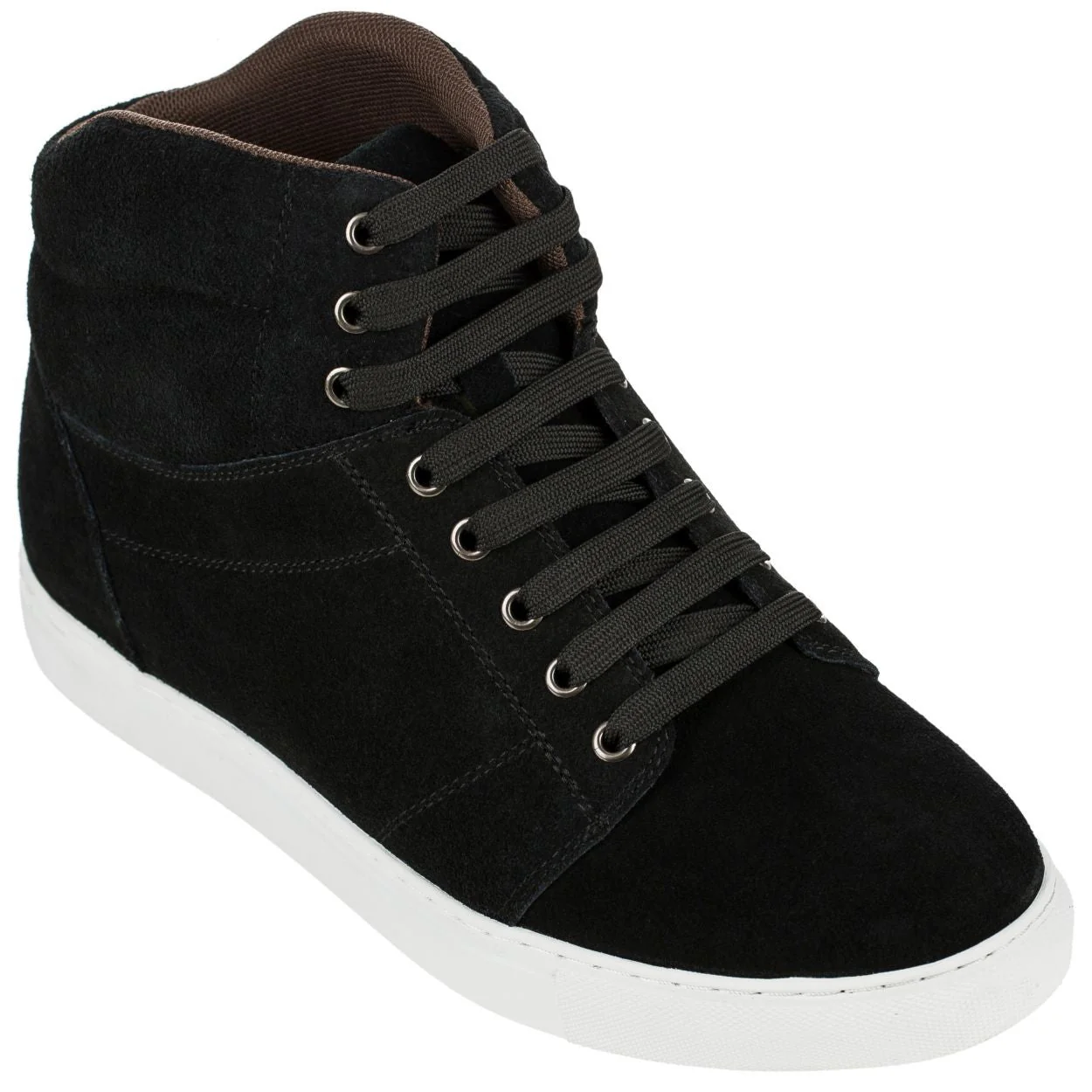 K107201 - 3 Inches Taller (Black) - Men's Sneakers