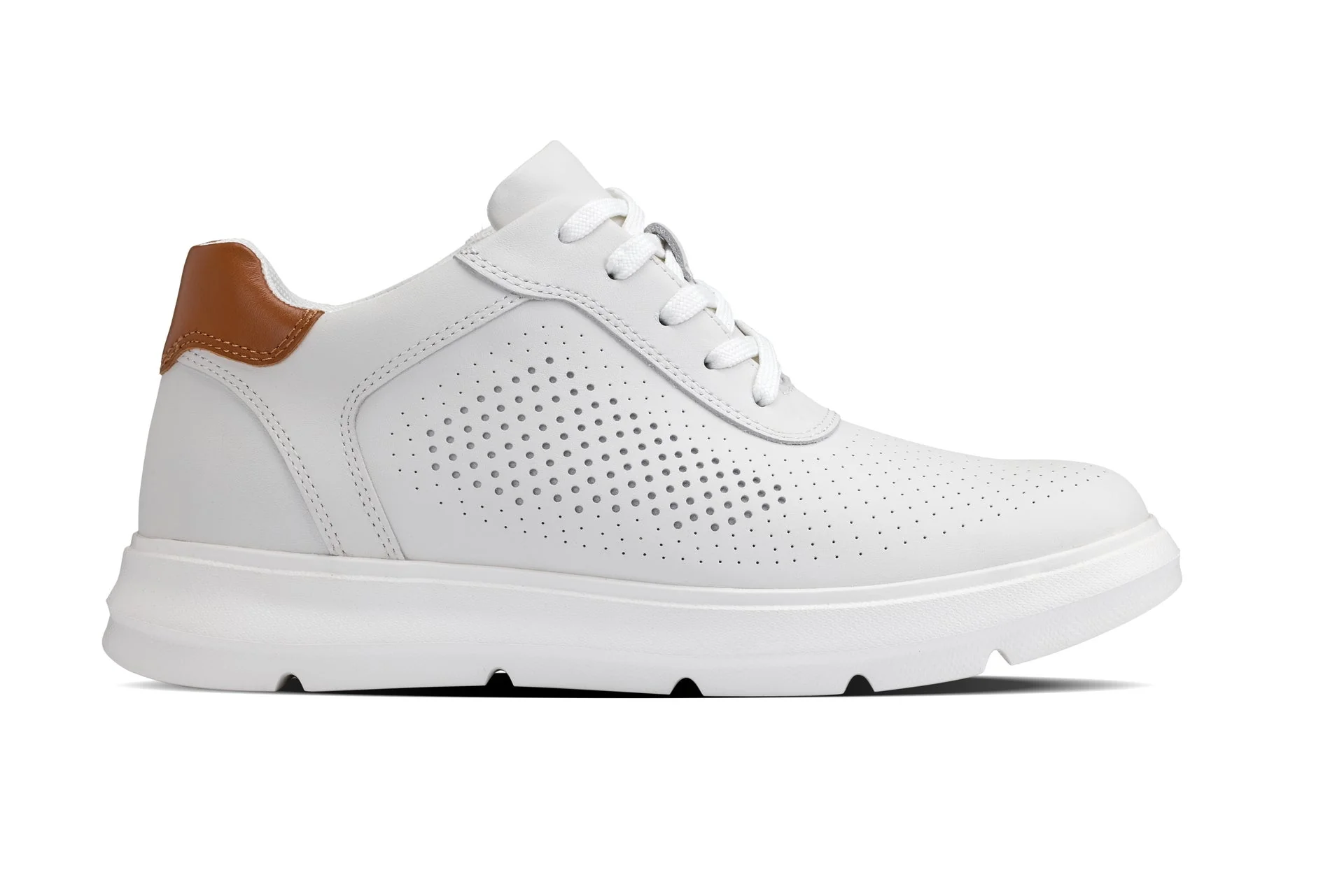 J1581 - 2.6 Inches Taller (White) - Lightweight Casual Men's Walker Shoes - Image 2
