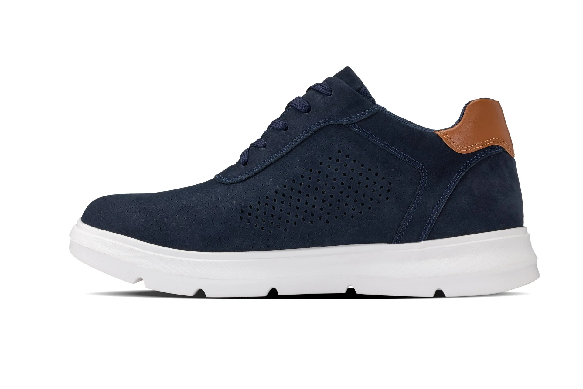 J1582 - 2.6 Inches Taller (Nubuck Navy) - Lightweight Casual Men's Walker Shoes - Image 3
