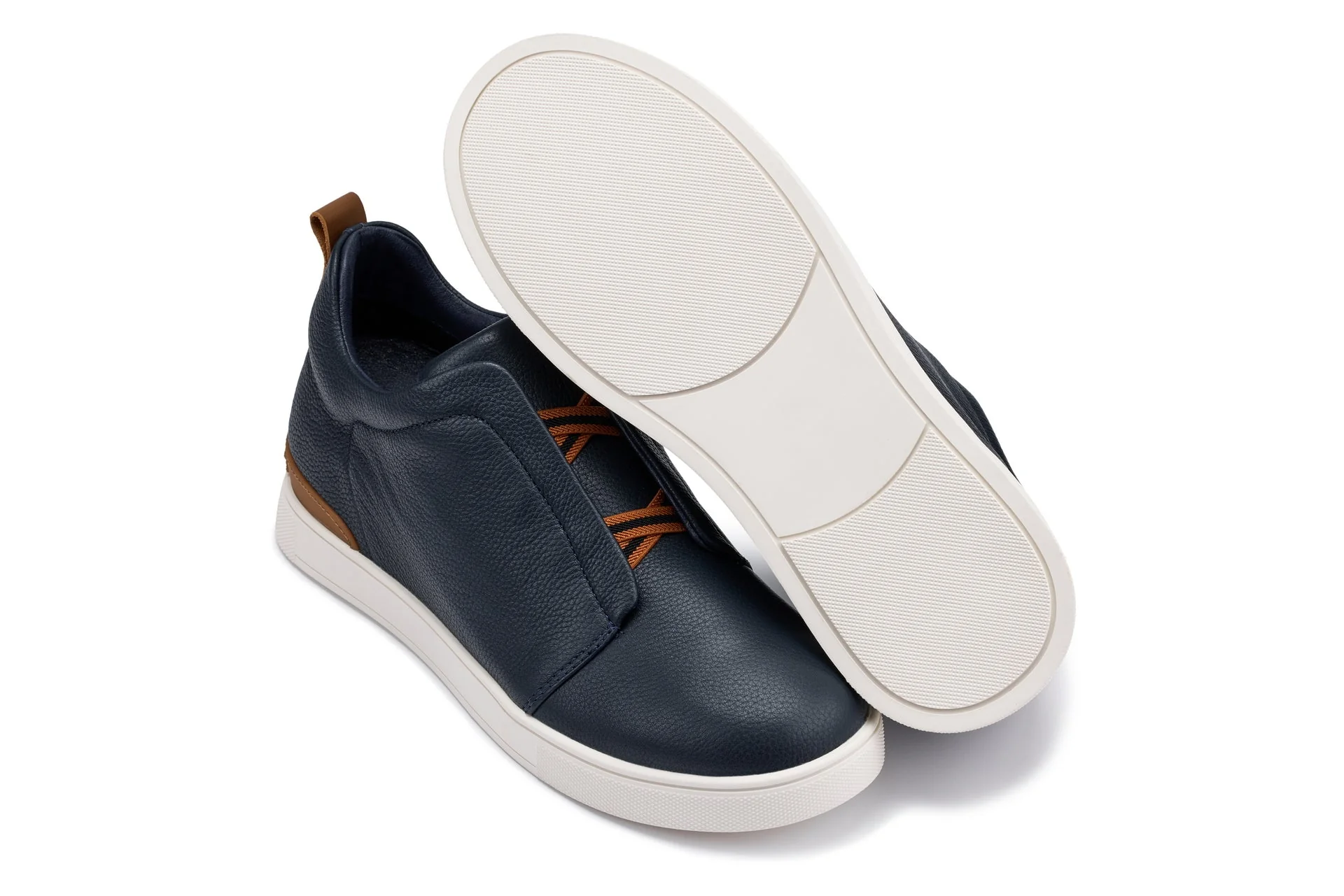 J1934 - 2.6 Inches Taller (Navy) - Slip-On Men's Snoafers - Image 6