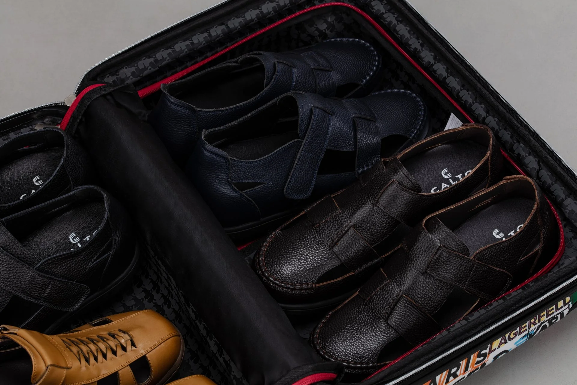 K2663 - 3.2 Inches Taller (Navy Blue) - Casual Fisherman Sandal - Image 7