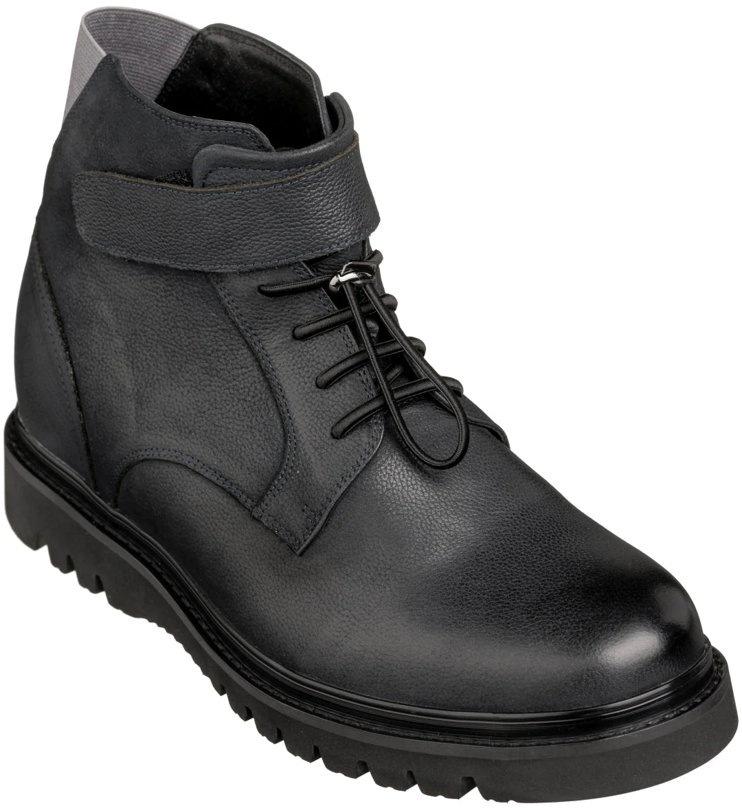 K83116 - 3.2 Inches Taller (Dark Blue) - Casual Men's Boots