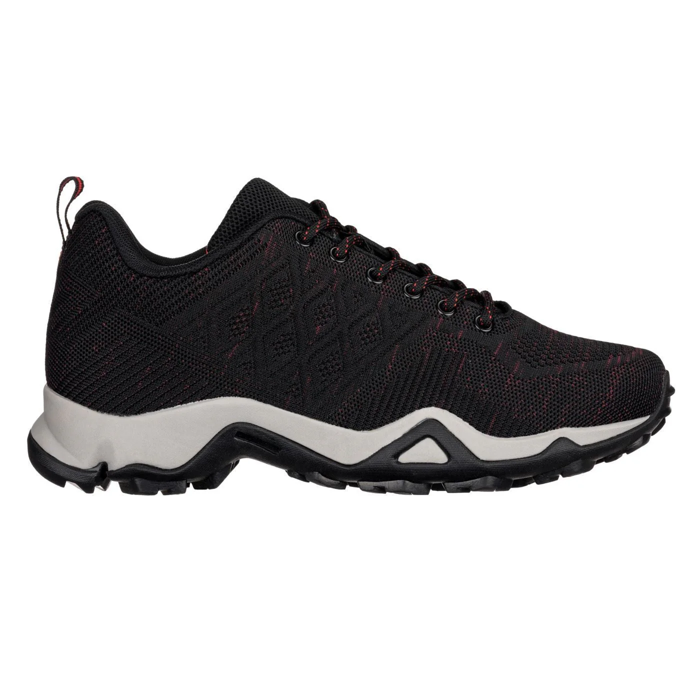 Q103 - 2.4 Inches Taller (Black/Red) - Super Lightweight Men's Sneakers