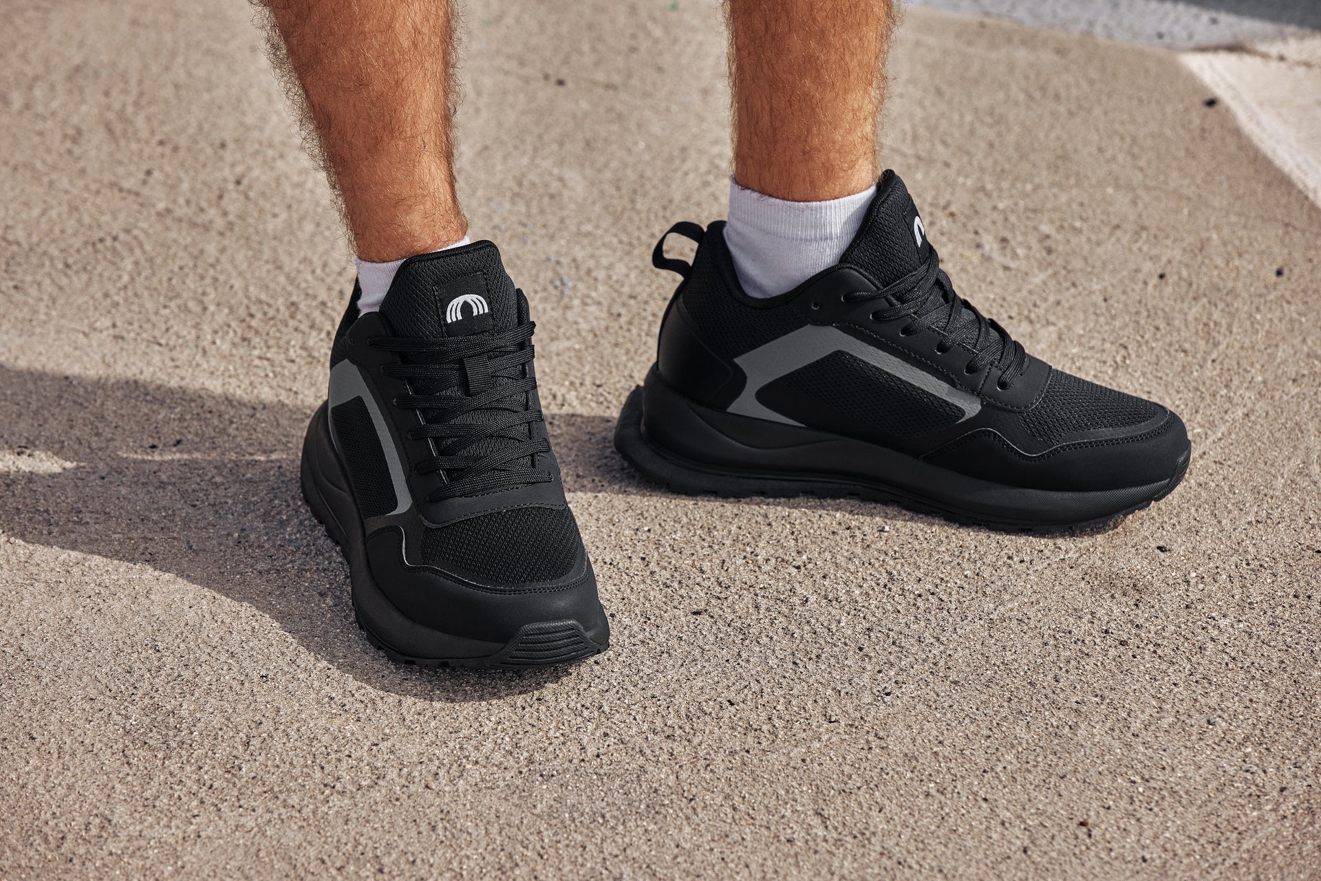 Q150 - 2.4 Inches Taller (Black) - Men's Sneakers - Image 8
