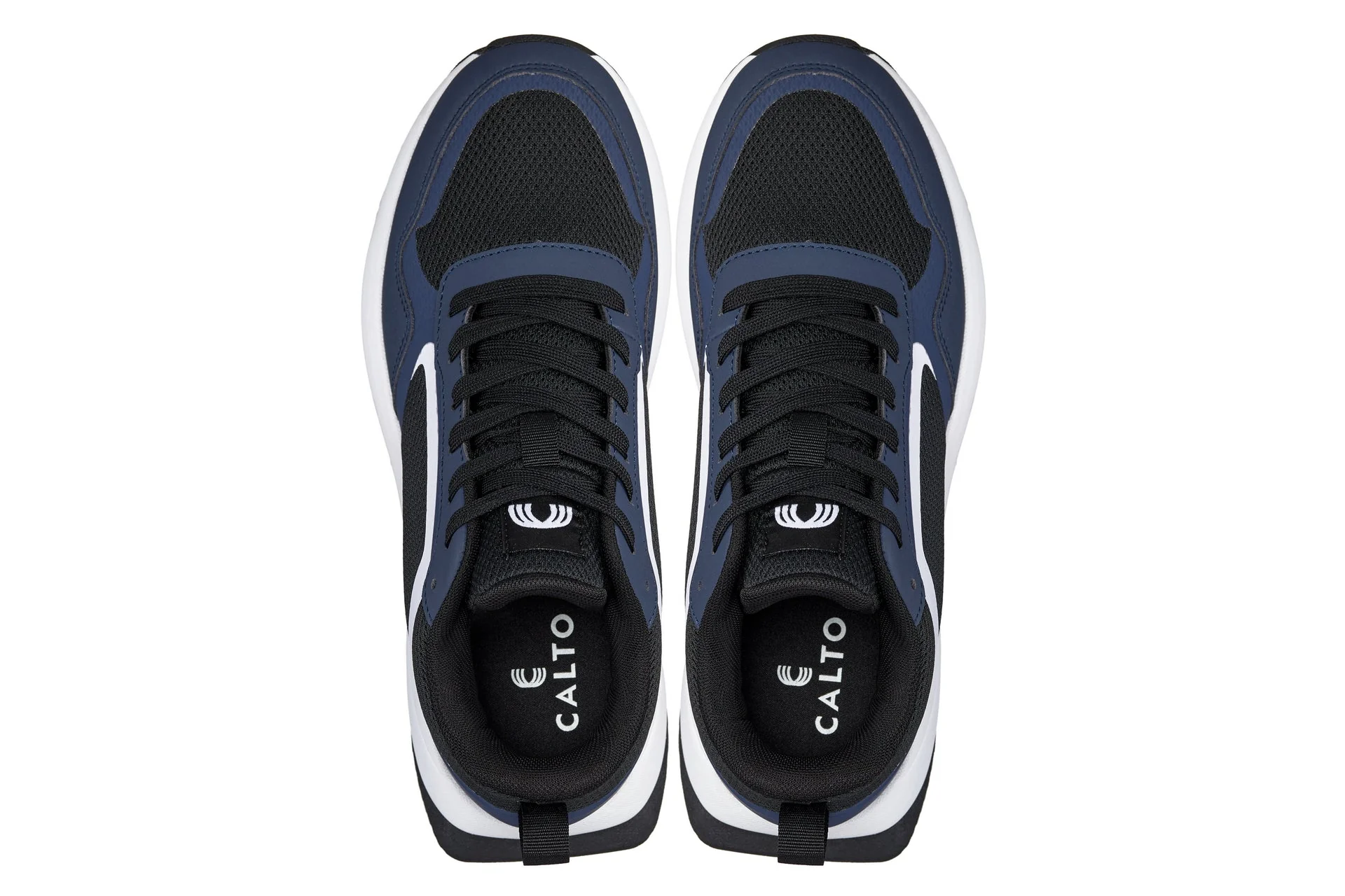 Q152 - 2.4 Inches Taller (Dark Blue/Black) - Men's Sneakers - Image 4
