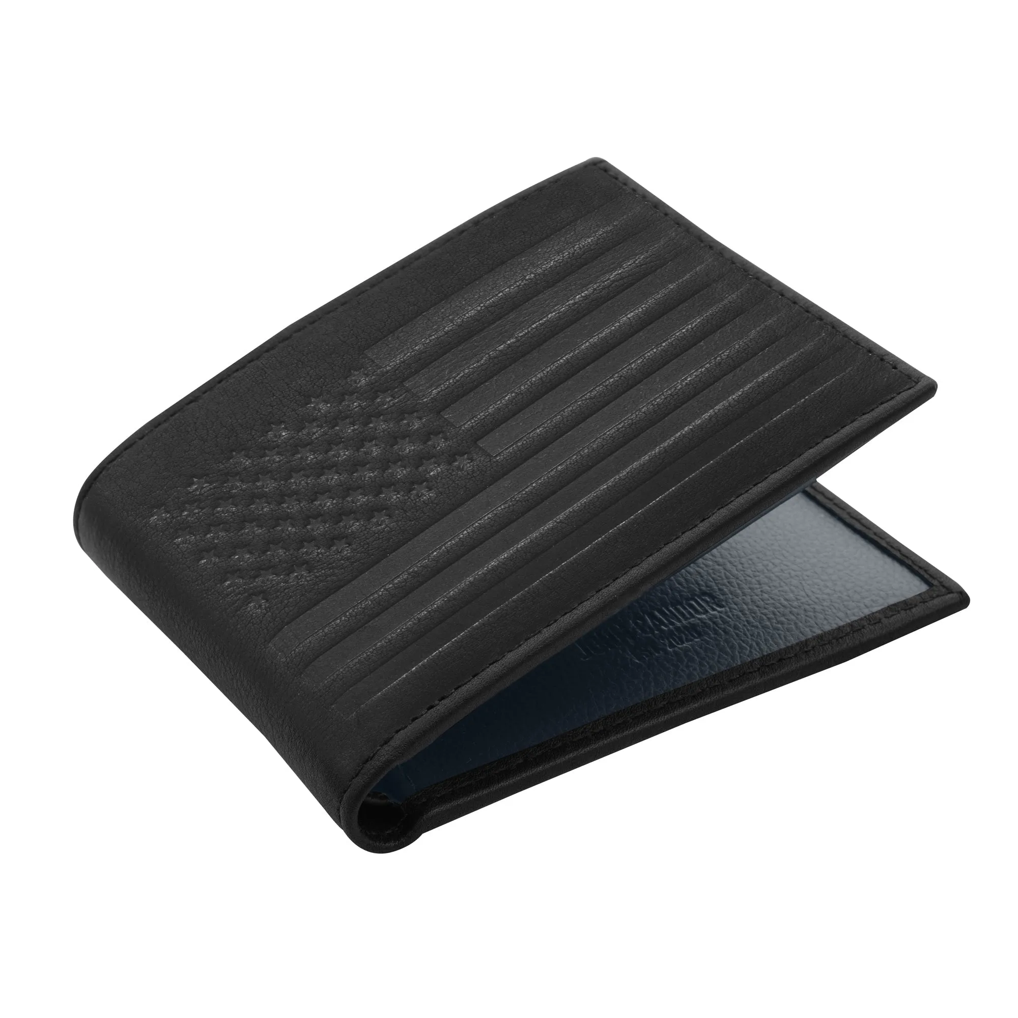 Carry-It-All Bifold Men's Leather Wallet (American Flag optional) - Image 9