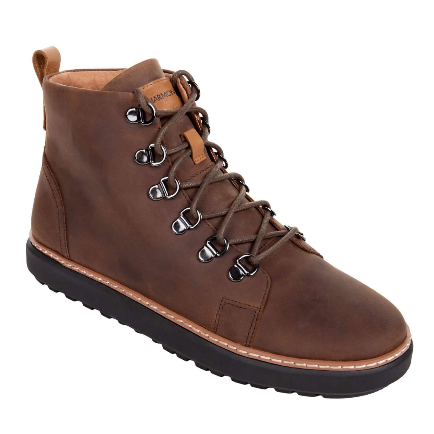 Charlie High-Top Grounding Shoes • Brown Leather