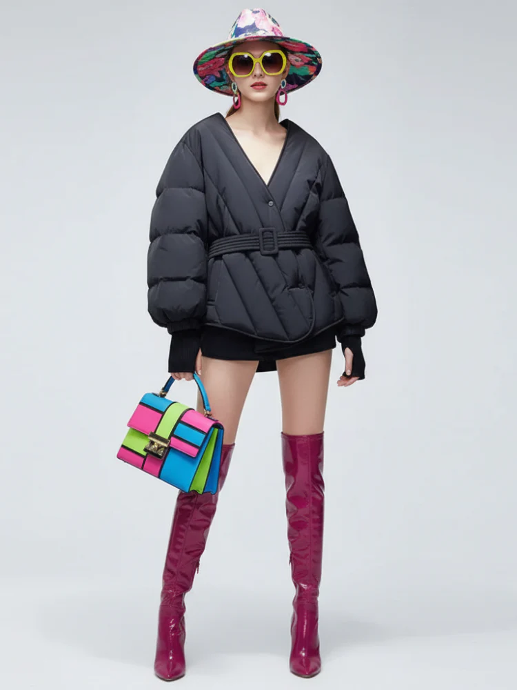 Classic Crossed Puffer Jacket SUTTON PLACE BYMANYC ® New York - Image 2