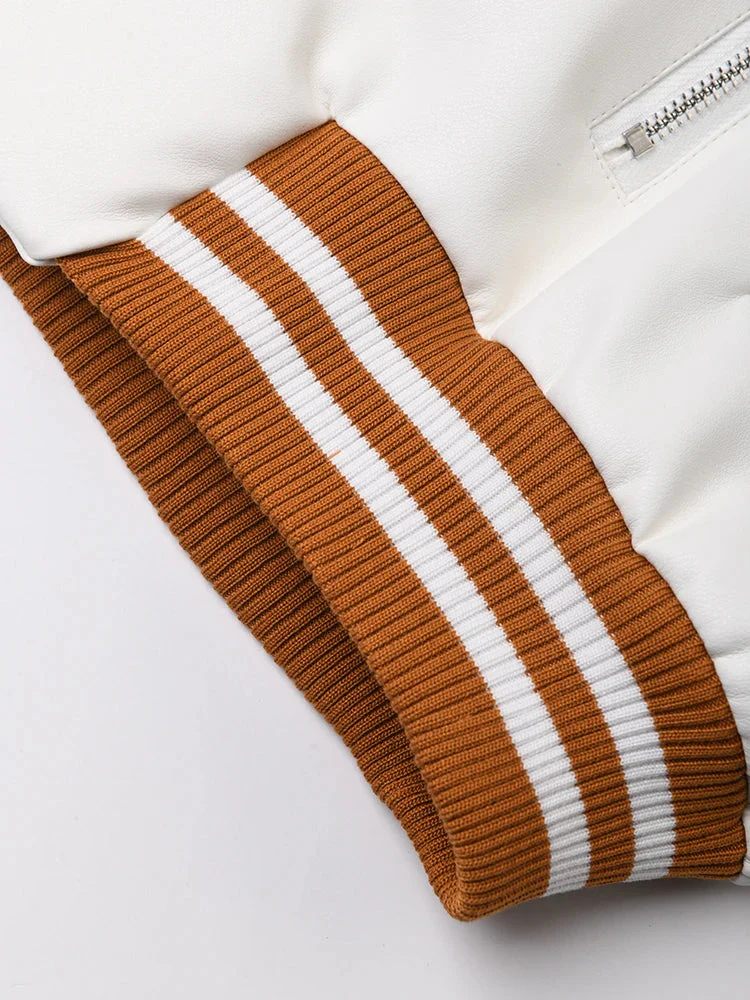Color-block PU Leather Jacket, Soho | Women - BYMANYC ® New York - Image 6
