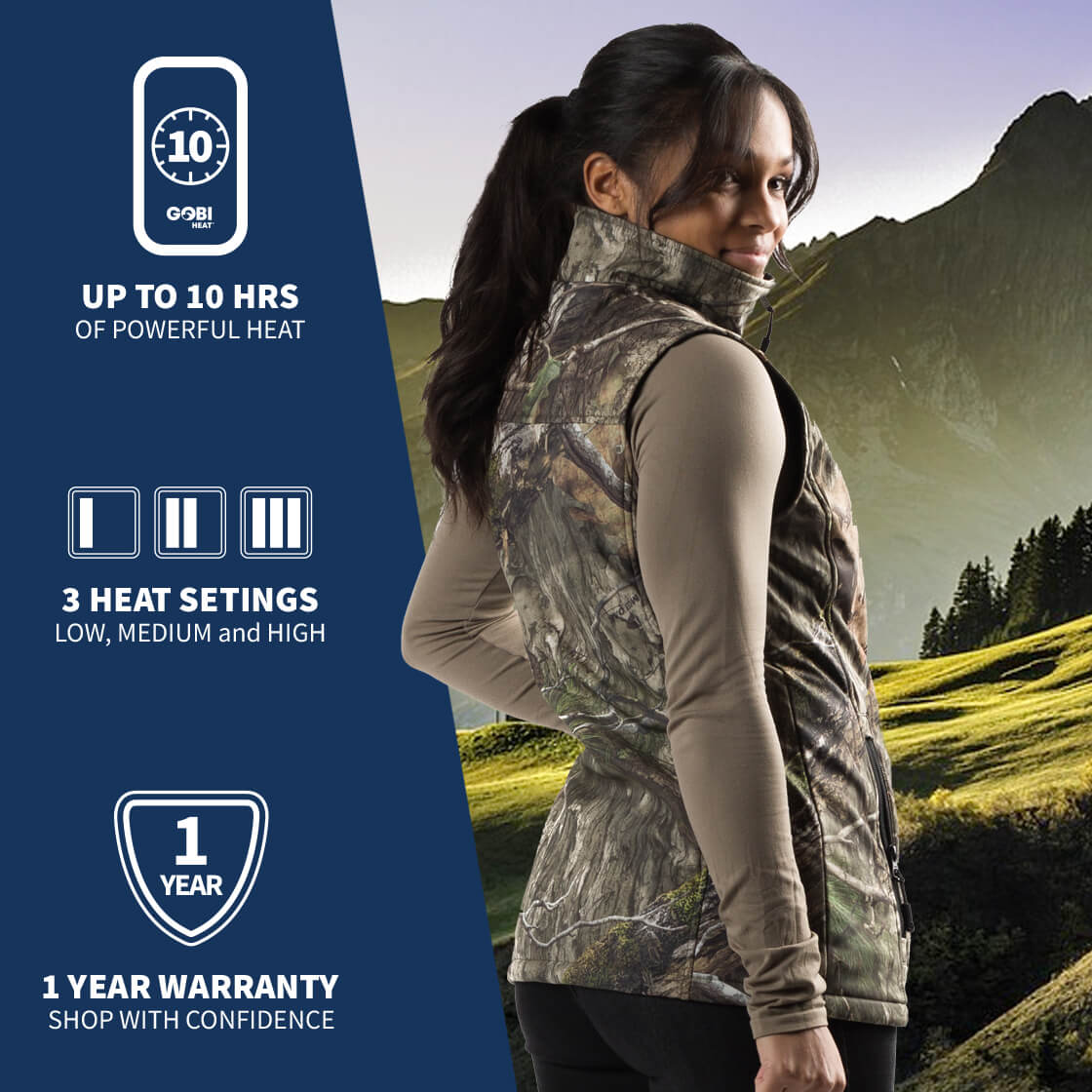 Colorado Women’s Heated Hunting Vest - Available in Mossy Oak® and Real Tree® - Image 10