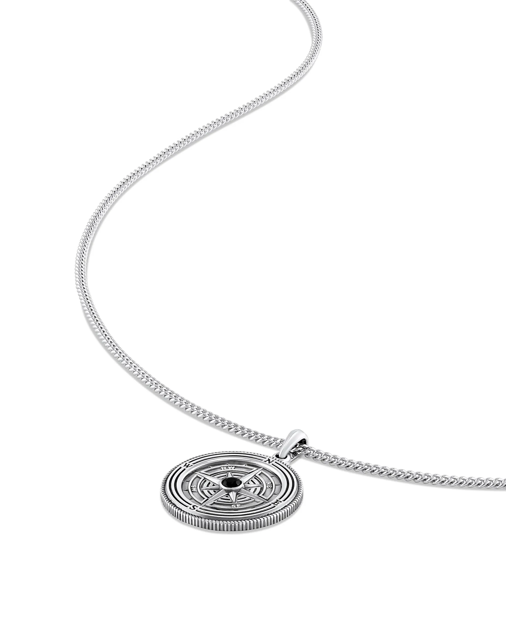 Compass Pendant - Sterling Silver - Image 4