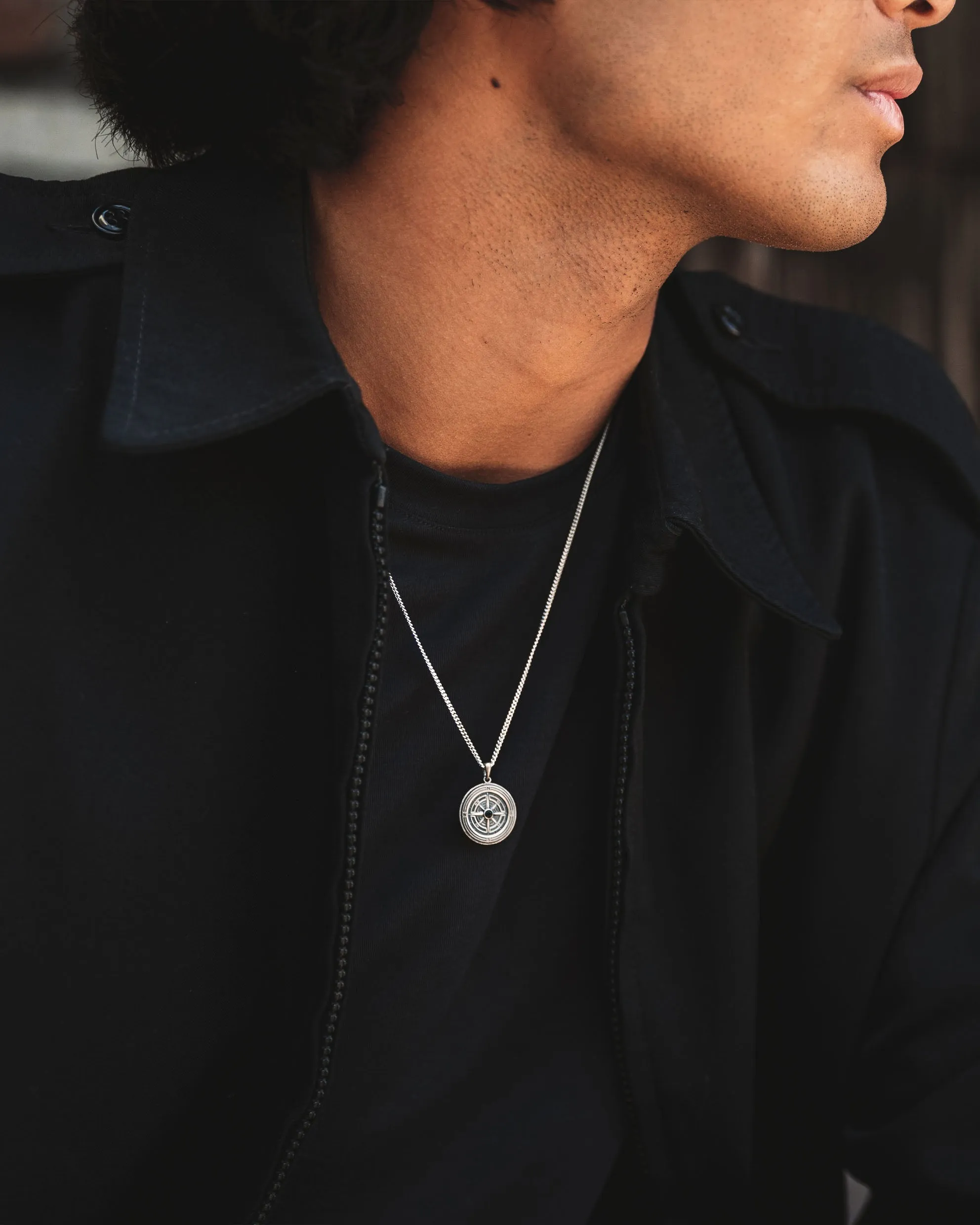 Compass Pendant - Sterling Silver - Image 5