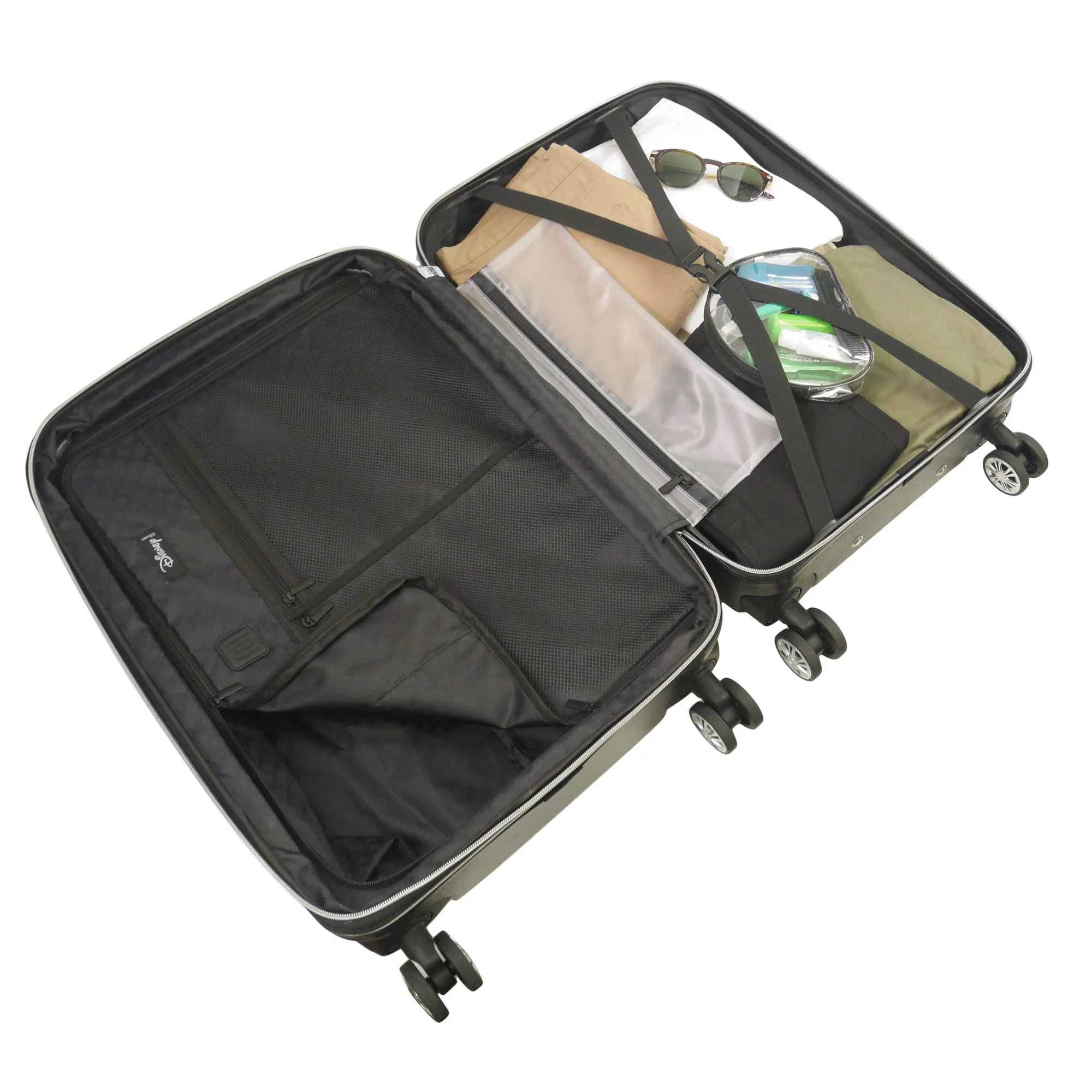 Disney Mickey Mouse Rolling Suitcases 3 Piece Set Rose Gold - Image 4