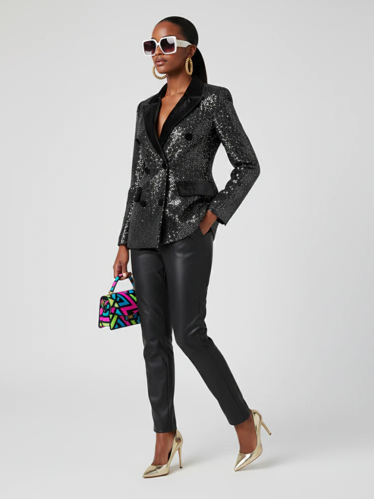 Double-Breasted Blazer Jacket WEST VILLAGE BYMANYC ® New York - Image 4