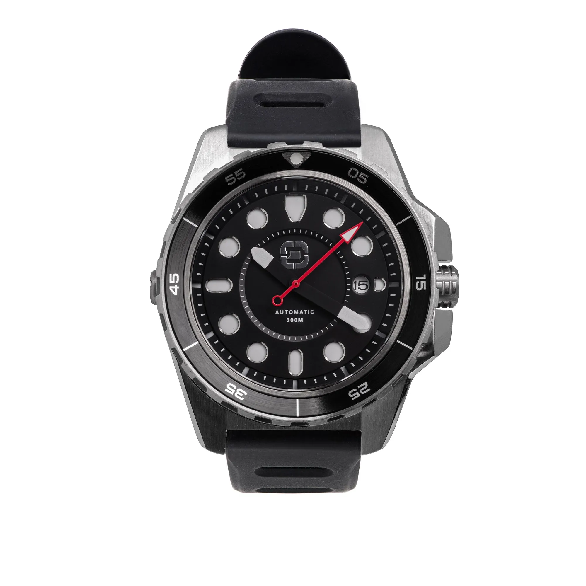 DV-02 - Automatic Dive Men's Watch with Silicone Sport Strap