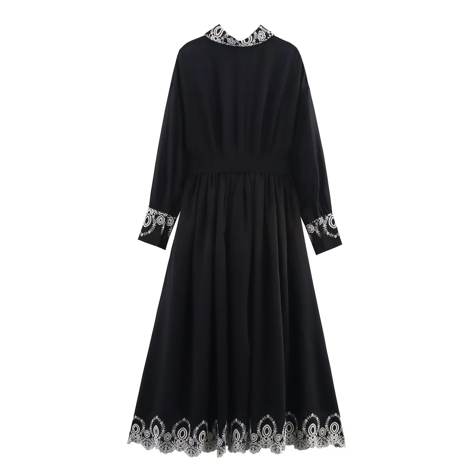 Elegant Embroidered Dress, Central Park | Women - BYMANYC ® New York - Image 4