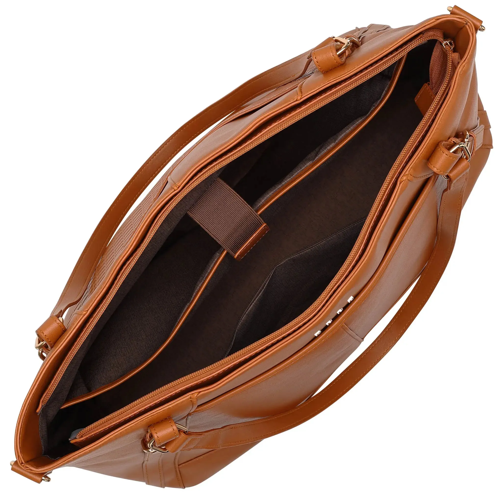 Leisure Luxe 33L Vegan Leather Weekender Tote Bag - Image 4