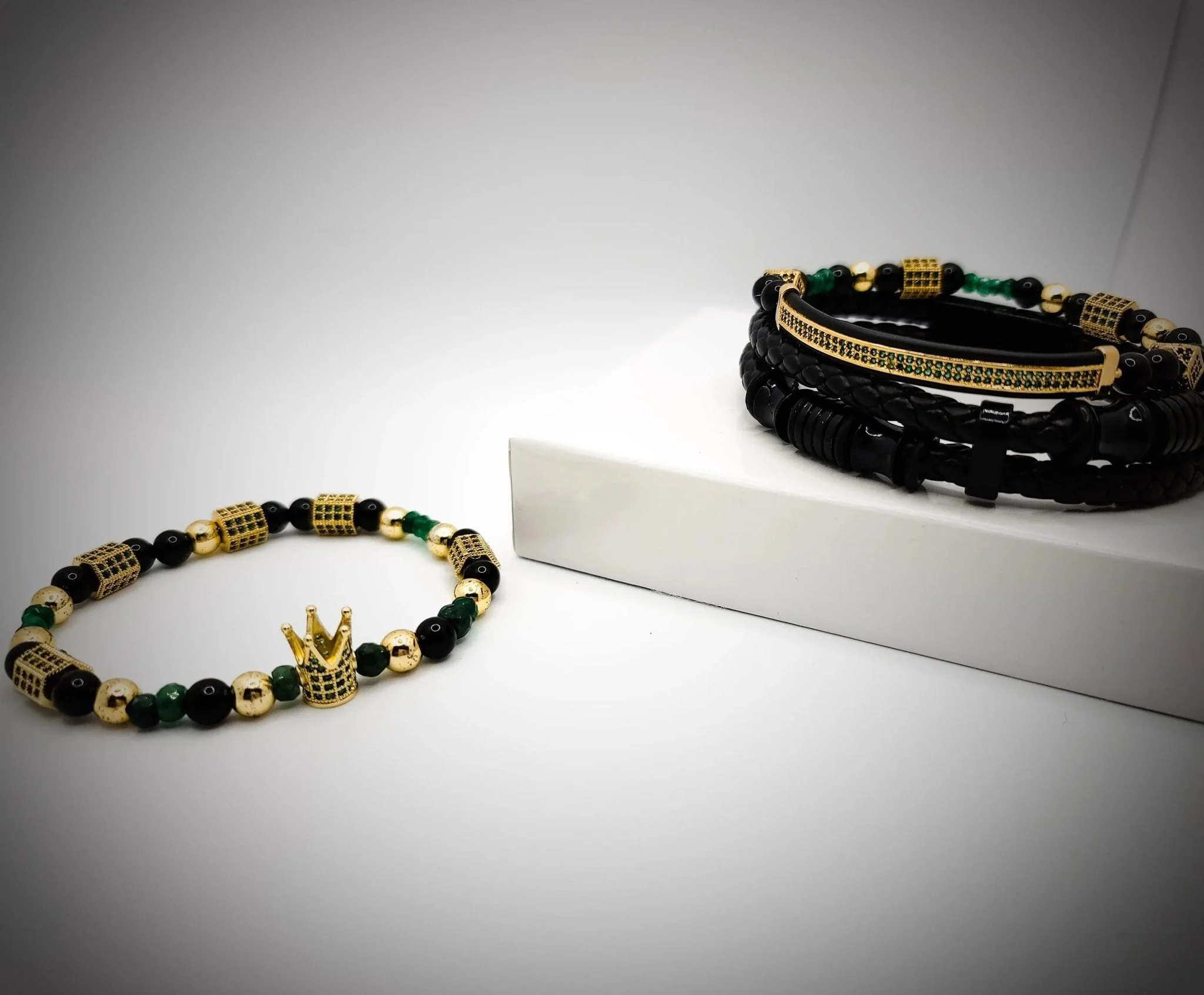 Emerald Stone Bracelet for Men - Image 5