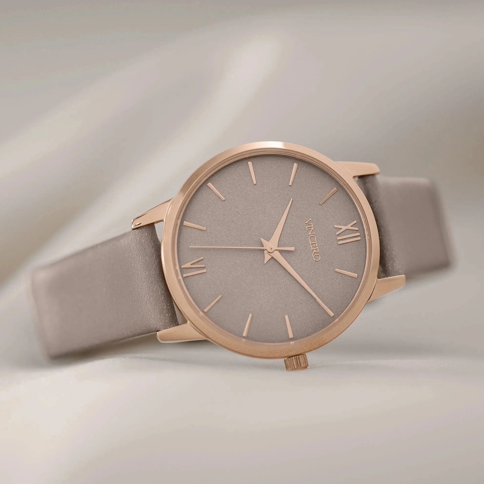 Eros Petite Men's Watches - Rose Gold/Taupe