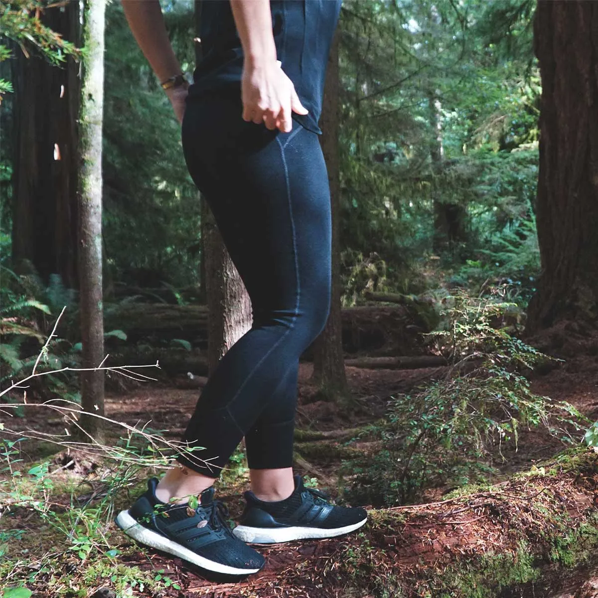 Juneau Women's High Rise Leggings 100% Merino Wool - Image 5