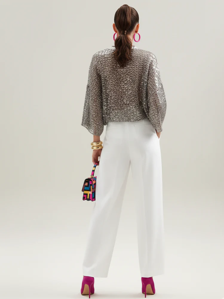 Fish Scale Sequin Top, Theater District | Women - BYMANYC ® New York - Image 2