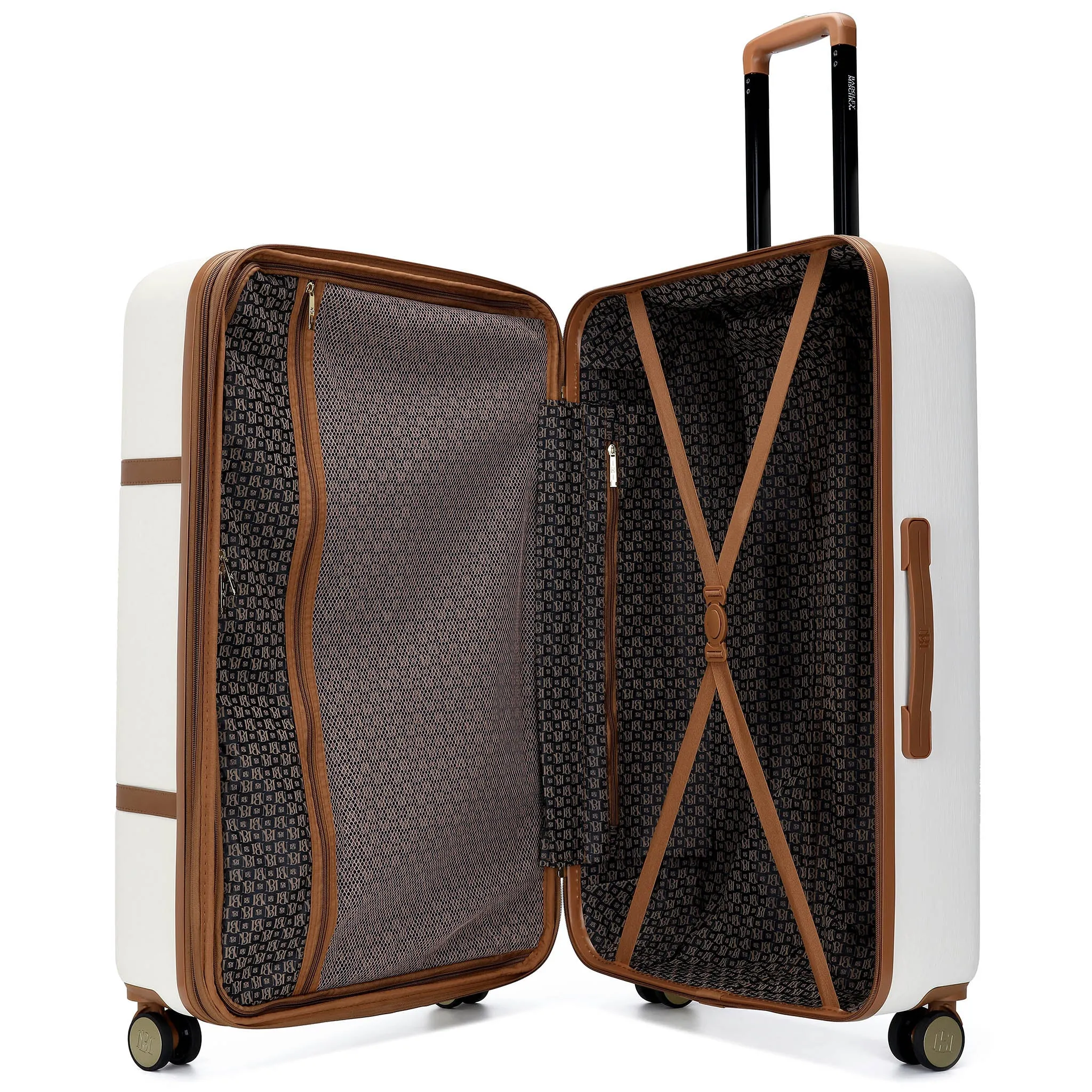 Grace Expandable 25" Medium Checked Retro Suitcase - Image 3