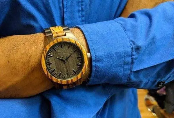Groomsmen Set Of 11 Wooden Men's Watches - Grandiose - Image 5