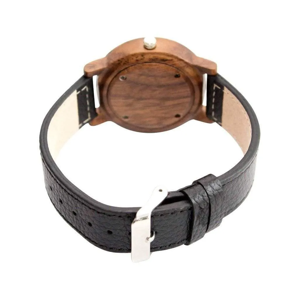 Groomsmen Set Of 11 Wooden Men's Watches Walnut Arce - Image 5