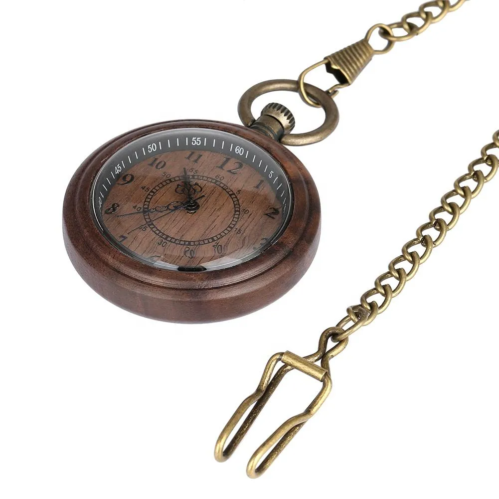 Groomsmen Set of 12 Wooden Pocket Watch | Arce - Image 2