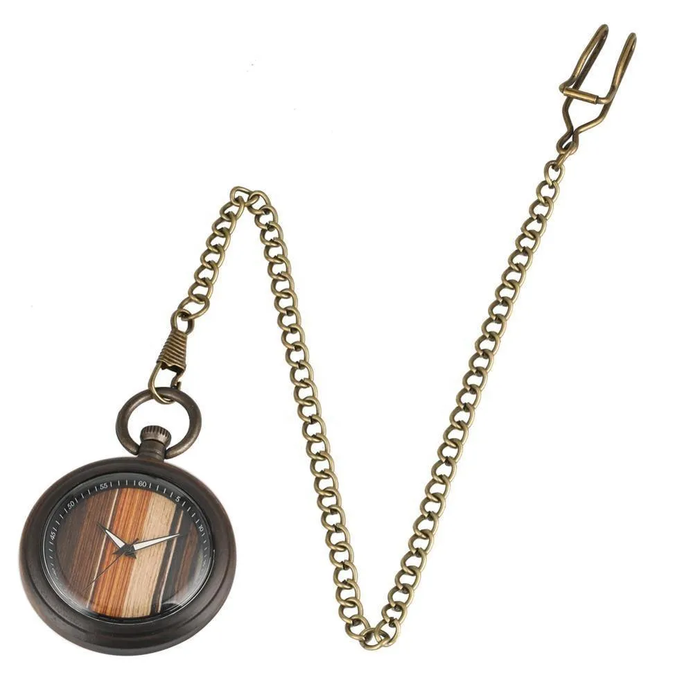 Groomsmen Set of 12 Wooden Pocket Watch | Valor - Image 5