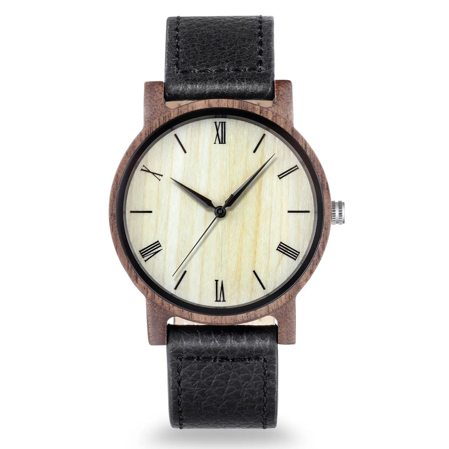 Groomsmen Set Of 4 Wooden Men's Watches Walnut Arce - Image 4