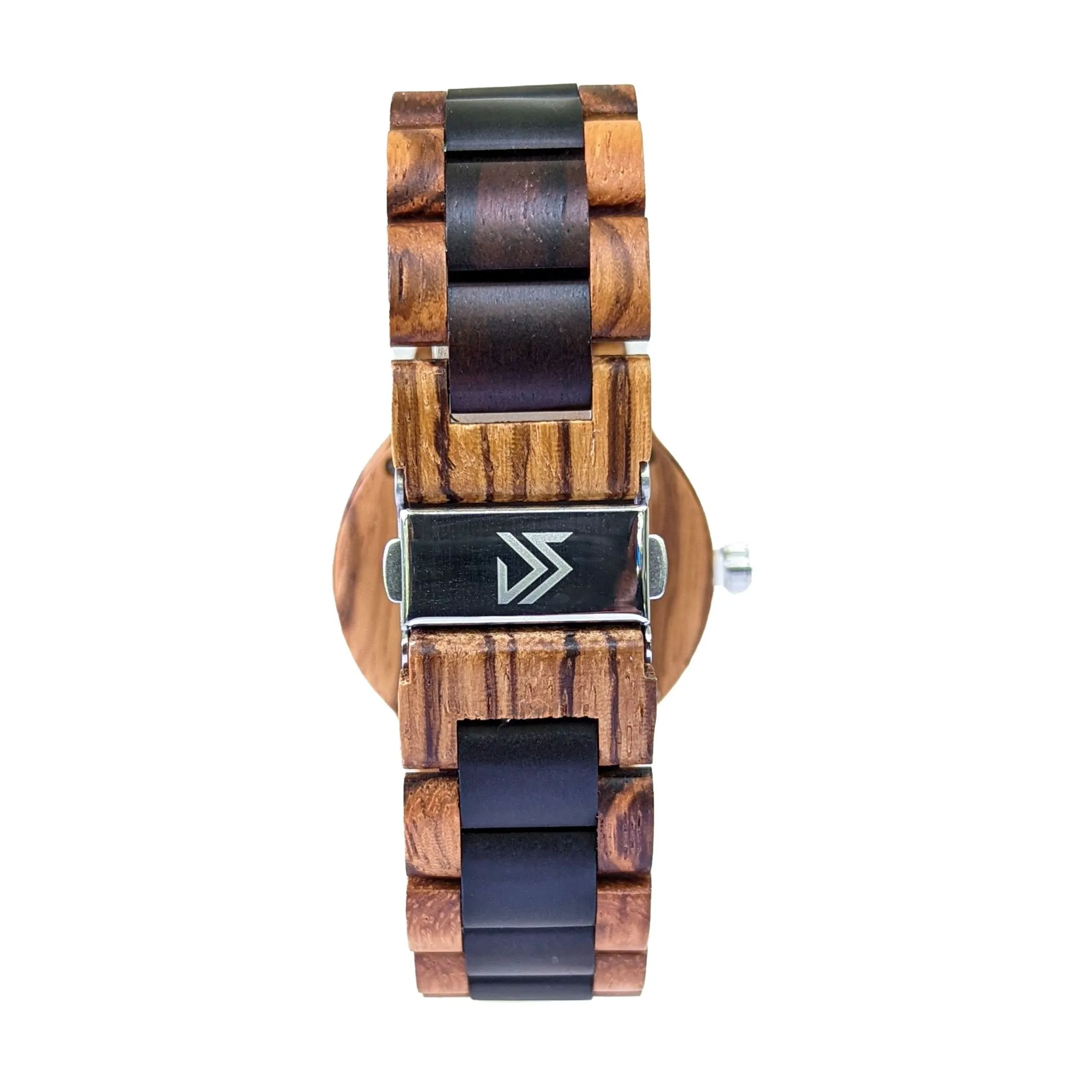 Men's Groomsmen Set of 5 Wooden Watch Justo | Blue - Image 4