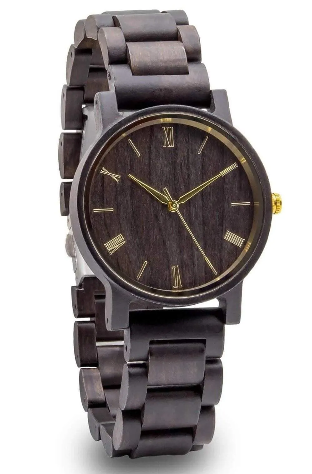 Groomsmen Set Of 5 Wooden Men's Watches - Ebony Arce