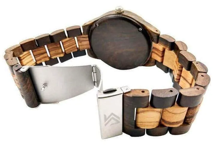 Groomsmen Set Of 5 Wooden Men's Watches - Grandiose - Image 3