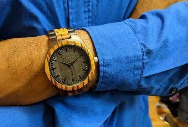 Groomsmen Set Of 5 Wooden Men's Watches - Grandiose - Image 5