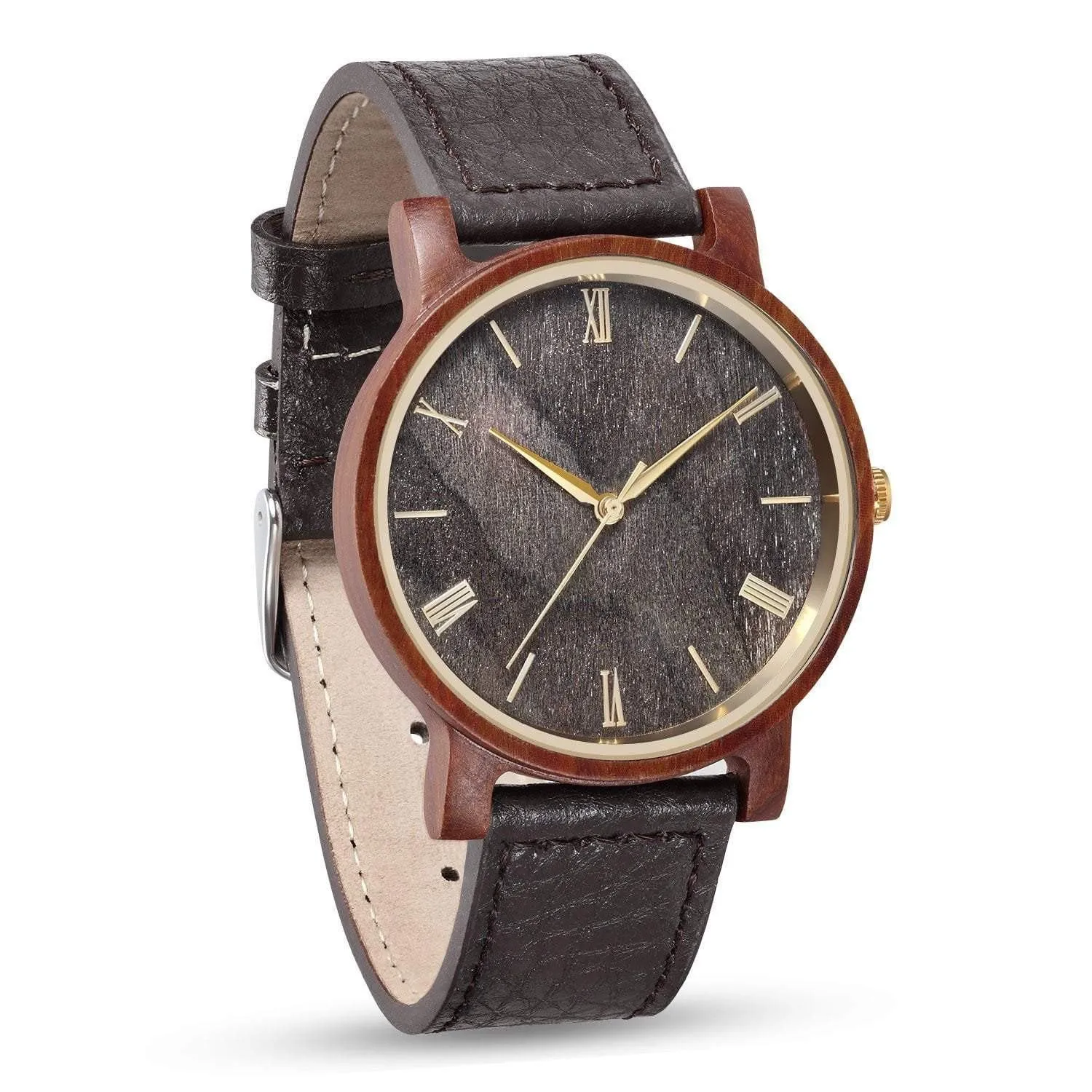 Groomsmen Set Of 5 Wooden Men's Watches Red Arce