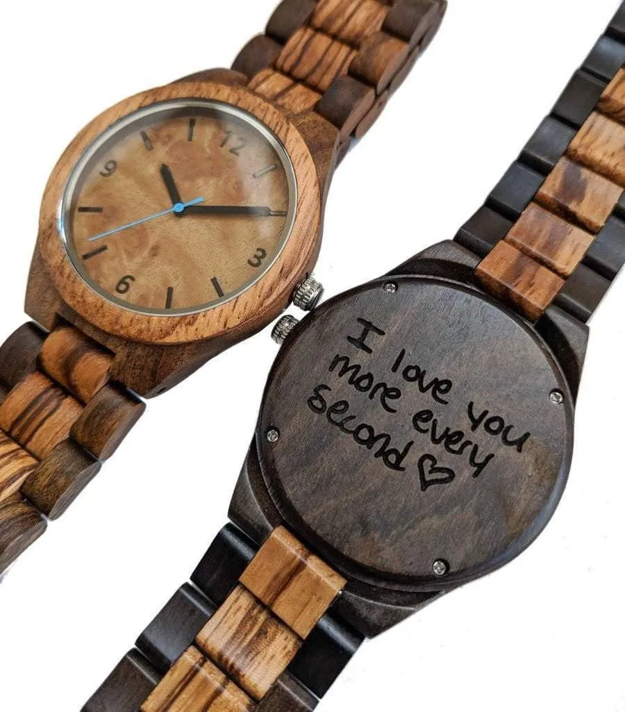 Groomsmen Set Of 6 Wooden Men's Watches - Creativo - Image 3