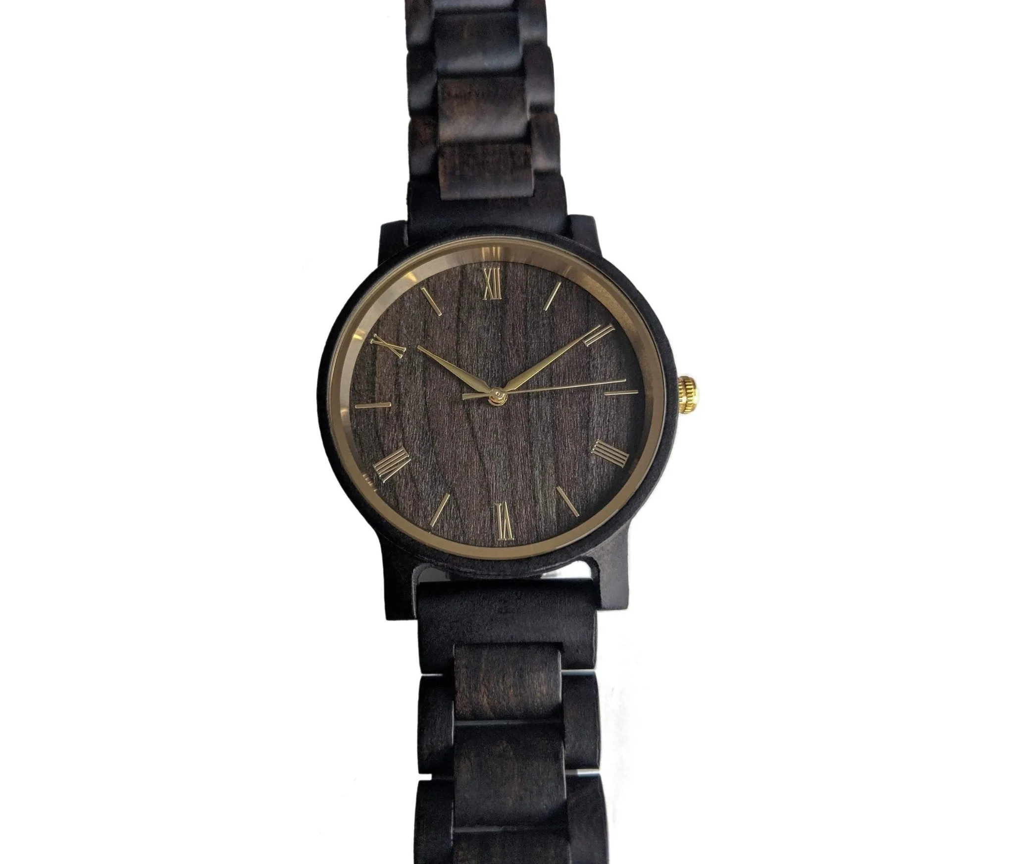 Groomsmen Set Of 6 Wooden Men's Watches - Ebony Arce - Image 2