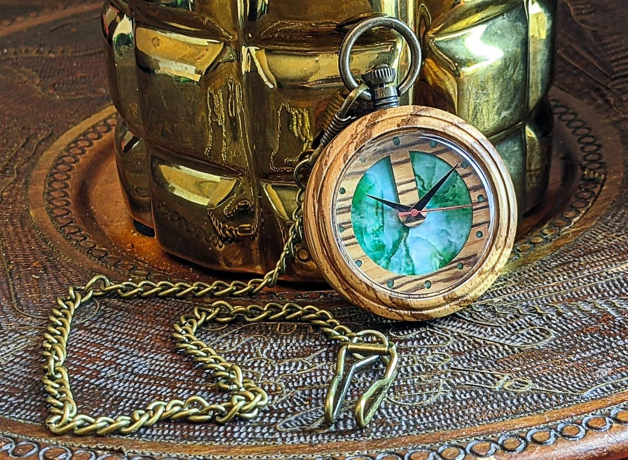 Groomsmen Set of 7 Wooden Pocket Watch | Arce - Image 5