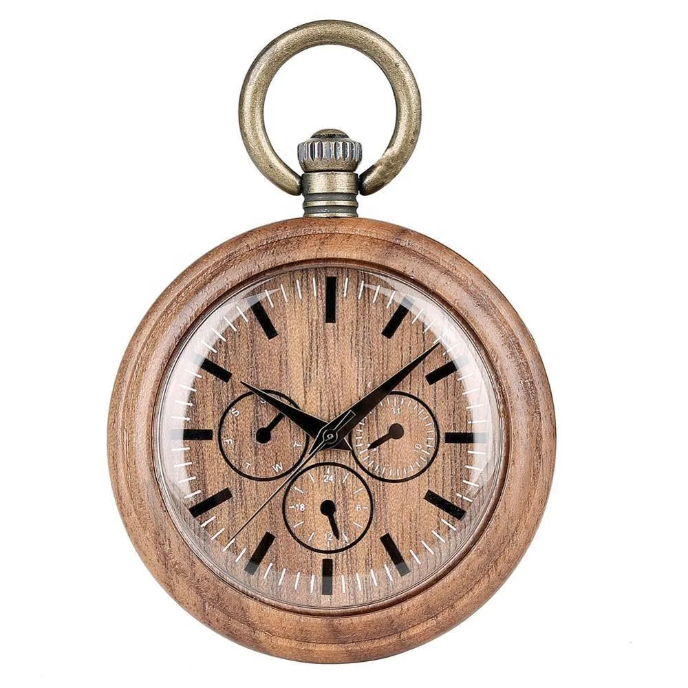 Groomsmen Set of 7 Wooden Pocket Watch | Perfecto - Image 5