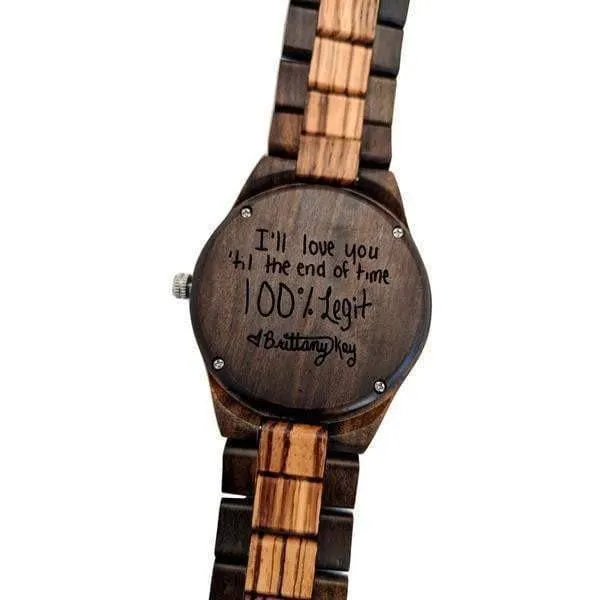 Groomsmen Set Of 7 Wooden Men's Watches - Grandiose - Image 4