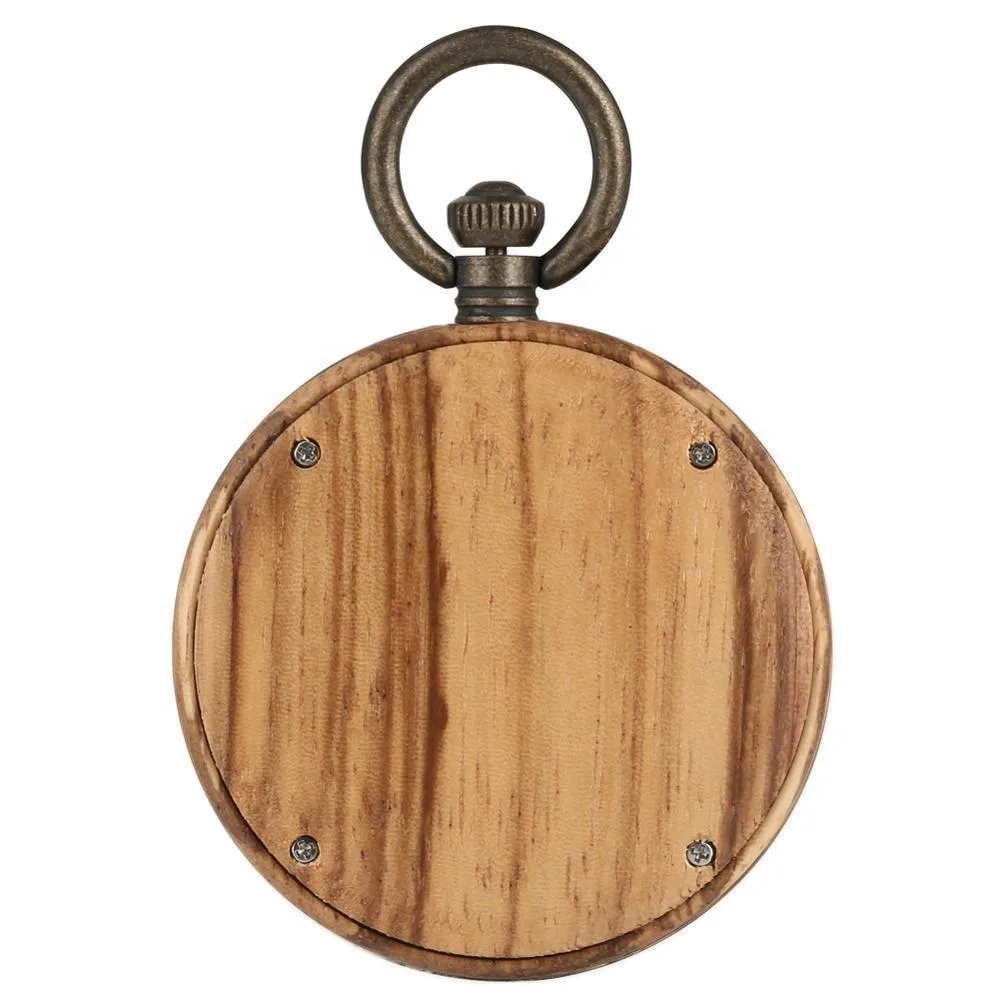 Groomsmen Set of 8 Wooden Pocket Watch | Arce - Image 2