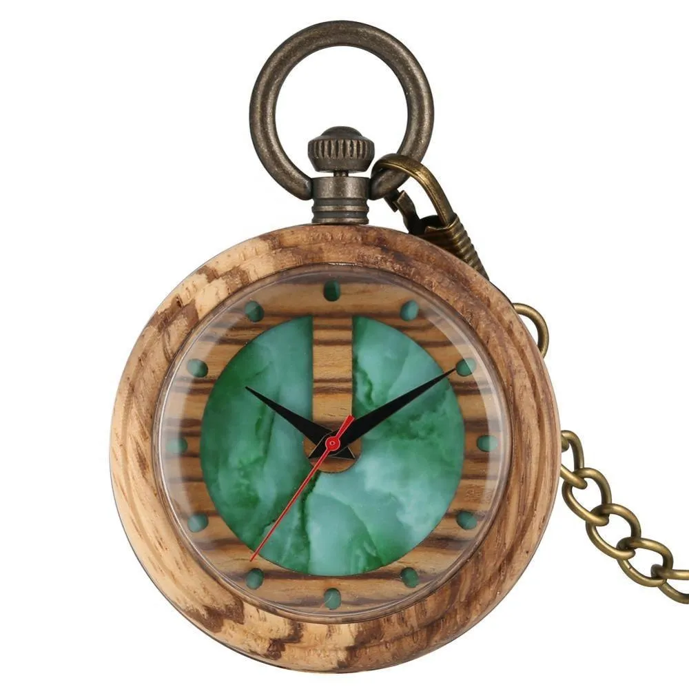 Men's Groomsmen Set of 9 Wooden Pocket Watch | Arce